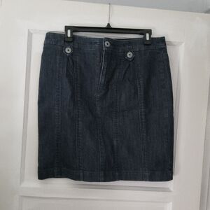 Denim Skirt in Classic Blue